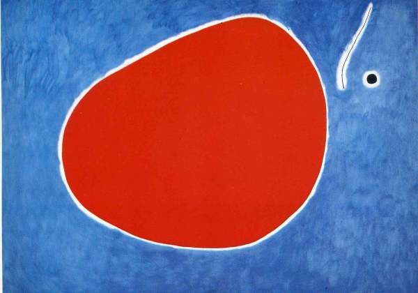 Joan Miro, The flight of the dragonfly in front of the sun